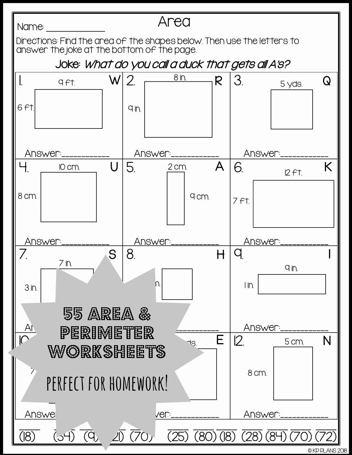 Perimeter Worksheet for 3rd Grade Elegant 20 Perimeter Worksheets 3rd Grade