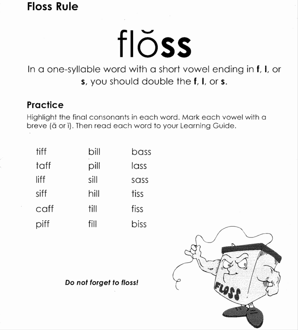 Phonics Floss Rule Worksheet Luxury Ms Pontier S Class 7a Reading Group