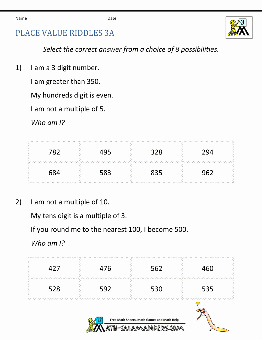 Place Value Worksheet 3rd Grade Beautiful Place Value 4 Digit Numbers