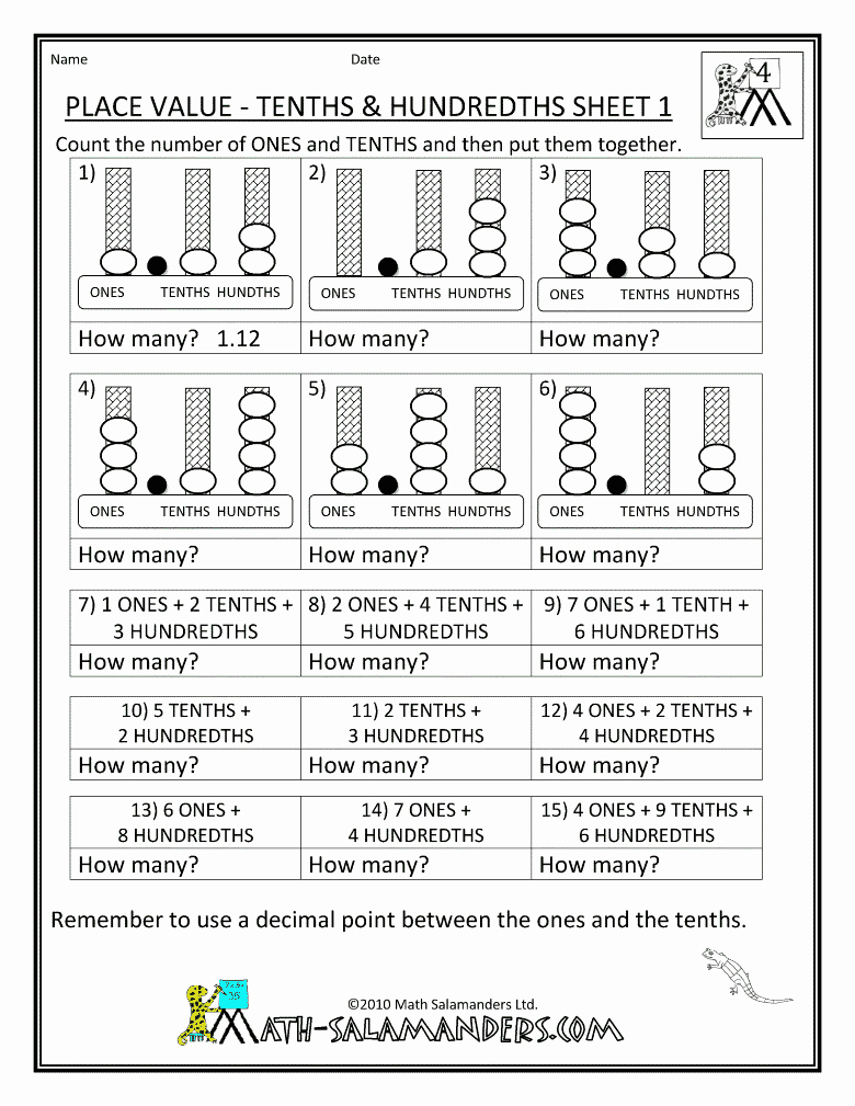 Place Value Worksheet 3rd Grade Fresh Place Value Worksheets 3rd Grade for Learning Place Value