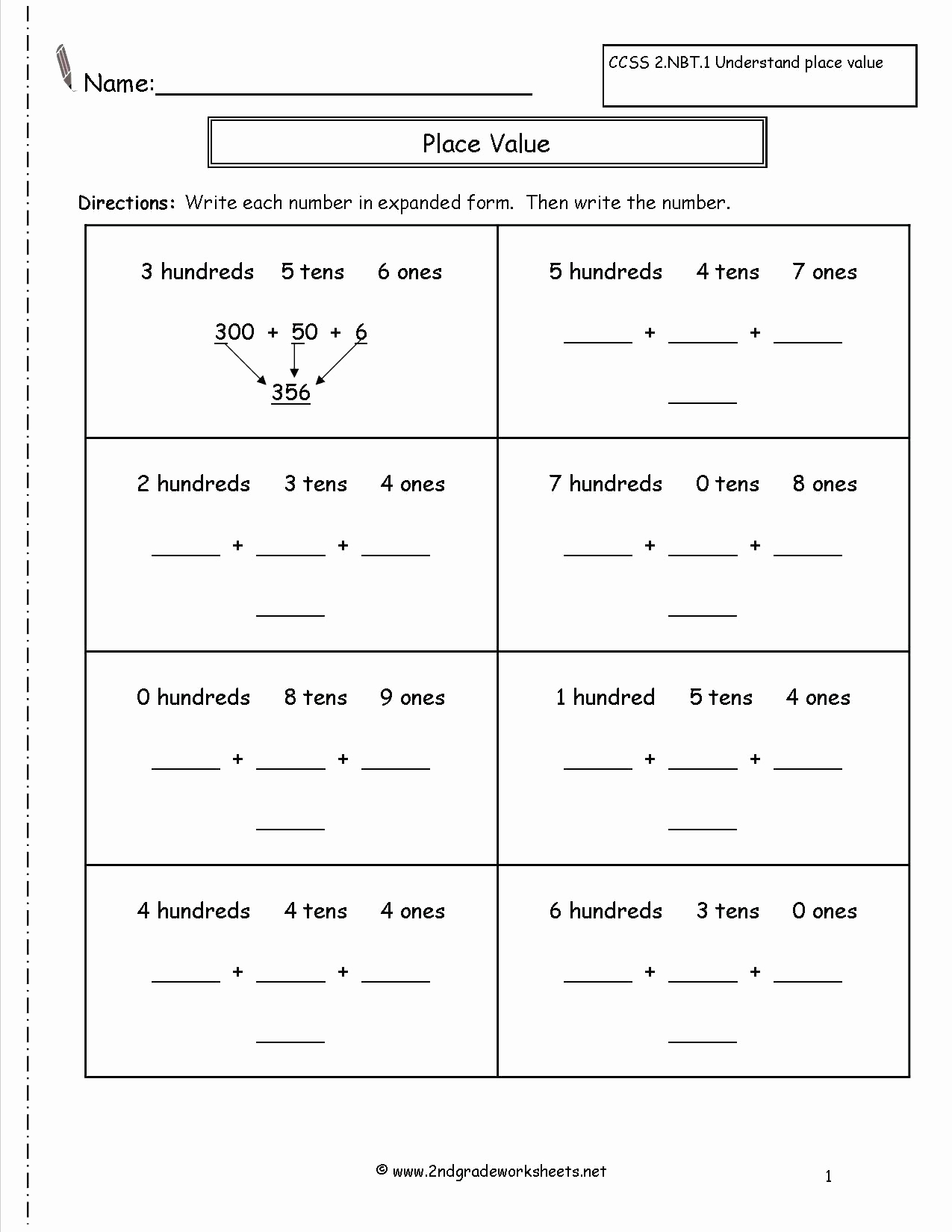 Place Value Worksheet 3rd Grade Fresh Place Value Worksheets 3rd Grade to Printable Place Value