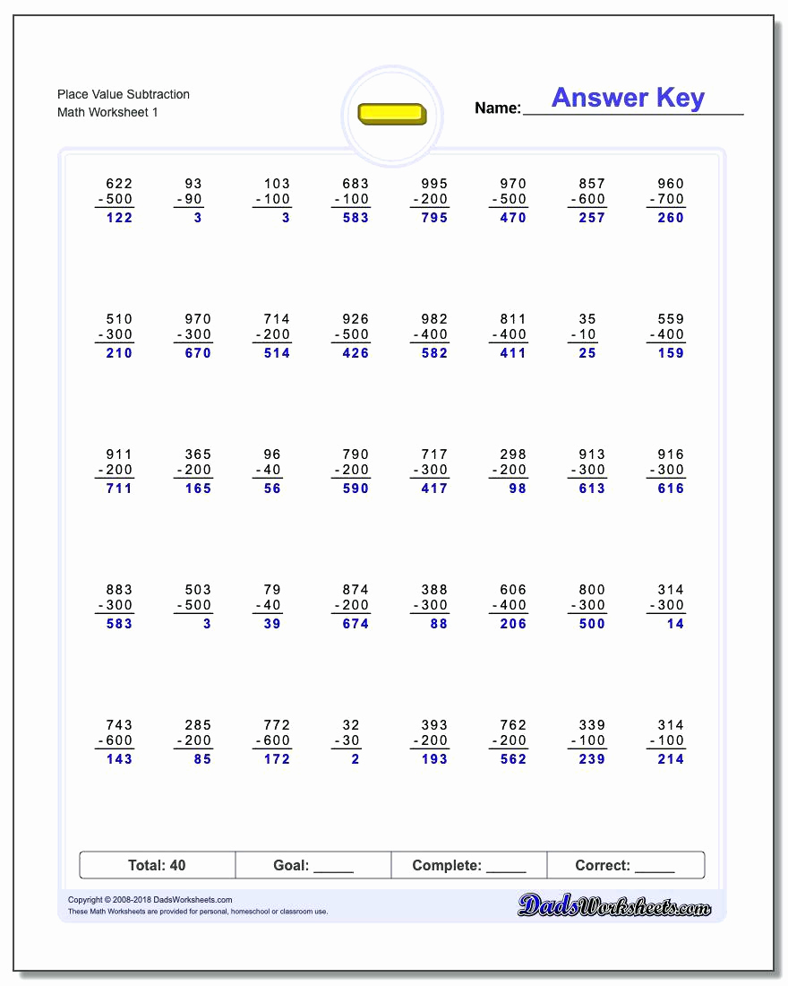 Place Value Worksheet 3rd Grade New Place Value Worksheets 3rd Grade to Printable Place Value