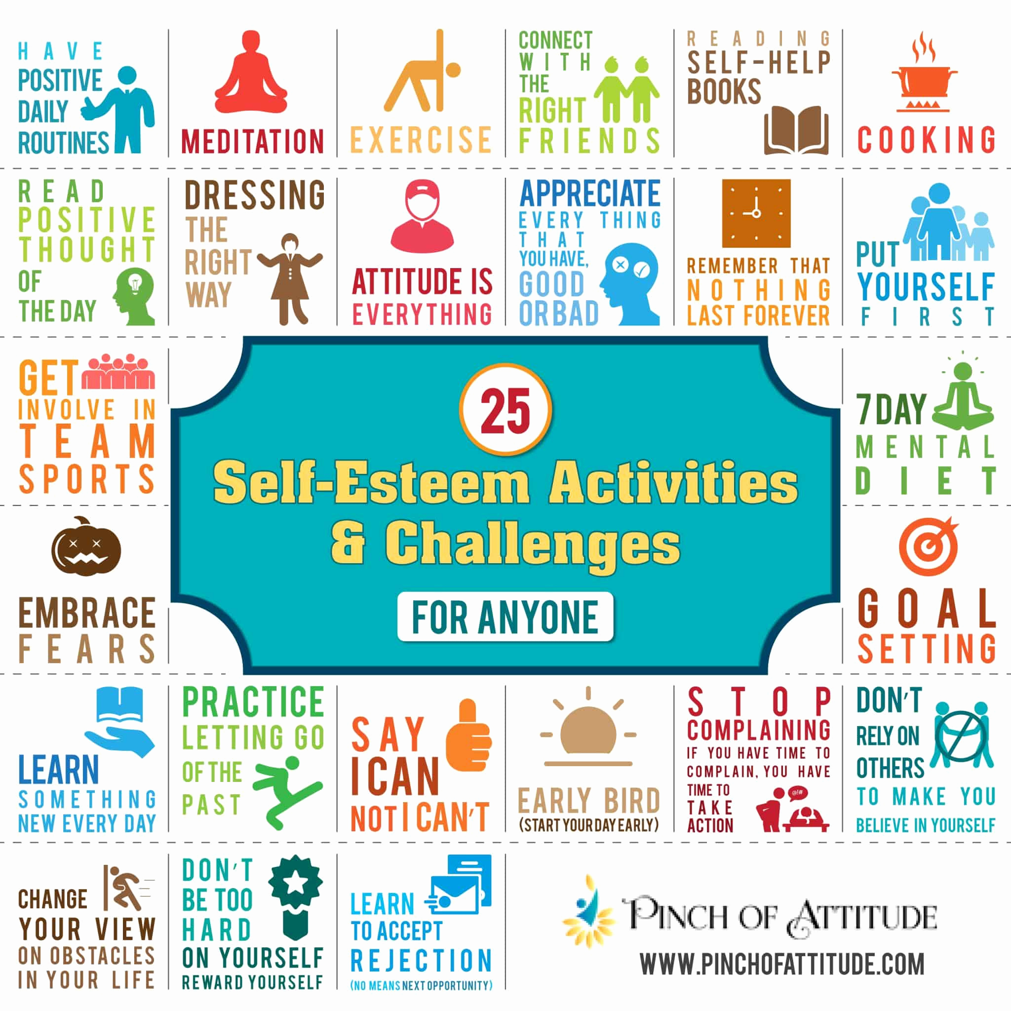 Positive Self Esteem Worksheets Beautiful 25 Self Esteem Activities and Challenges for Anyone