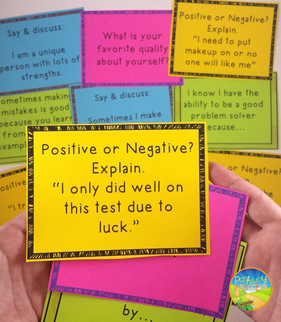 Positive Self Esteem Worksheets Fresh Self Esteem and Positive Thinking Task Cards