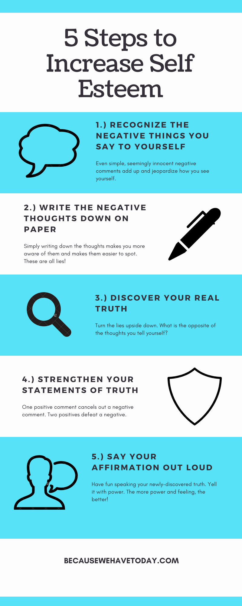 Positive Self Esteem Worksheets Inspirational 5 Steps to Increase Self Esteem why Positive