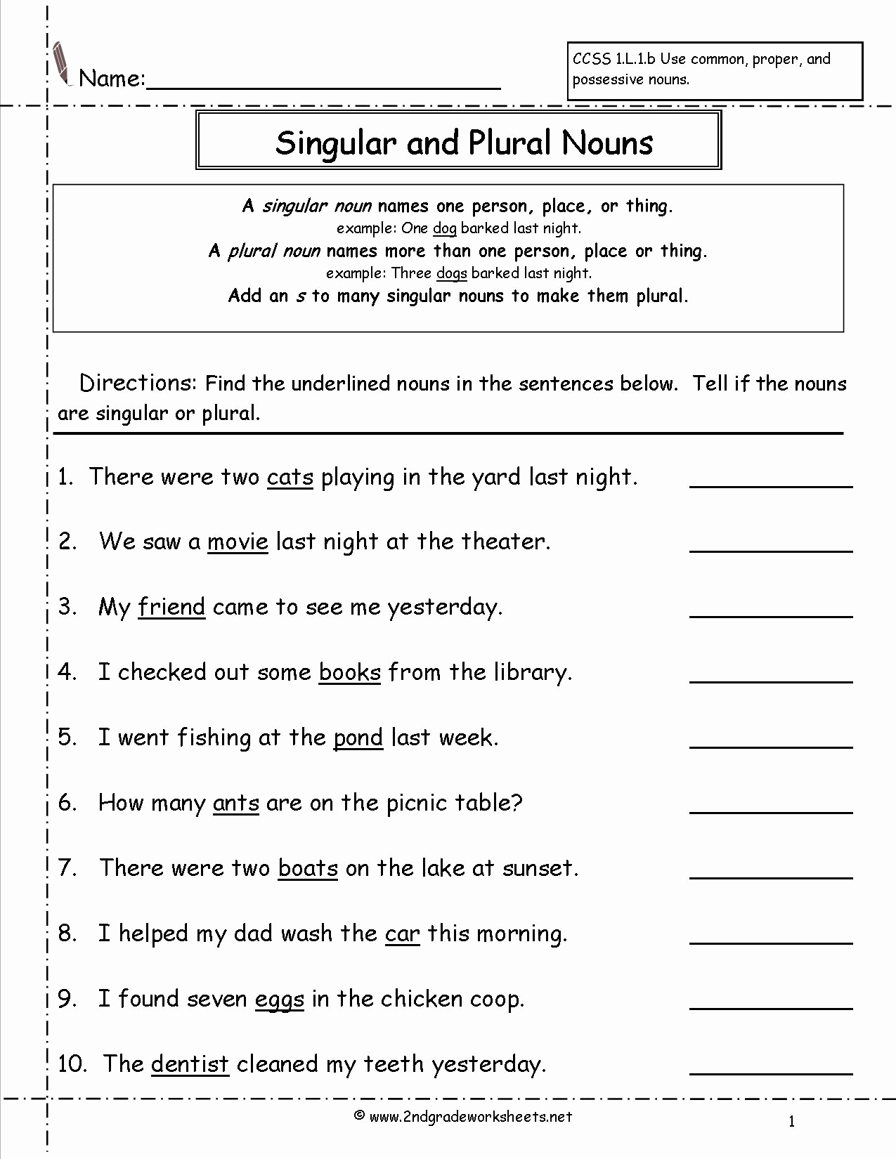 Possessive Pronouns Worksheet 2nd Grade Unique 20 Possessive Noun Worksheet 2nd Grade