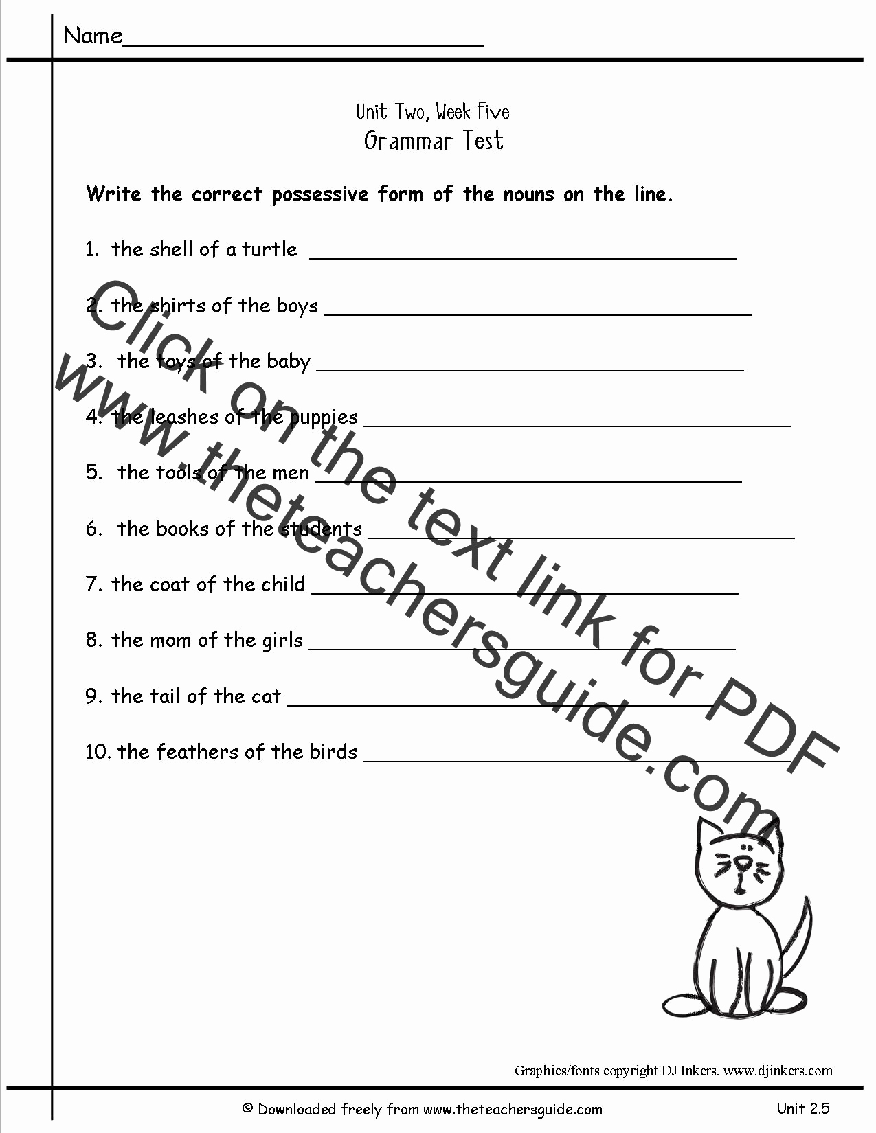 Possessive Pronouns Worksheet 3rd Grade Best Of 20 Possessive Pronouns Worksheet 3rd Grade
