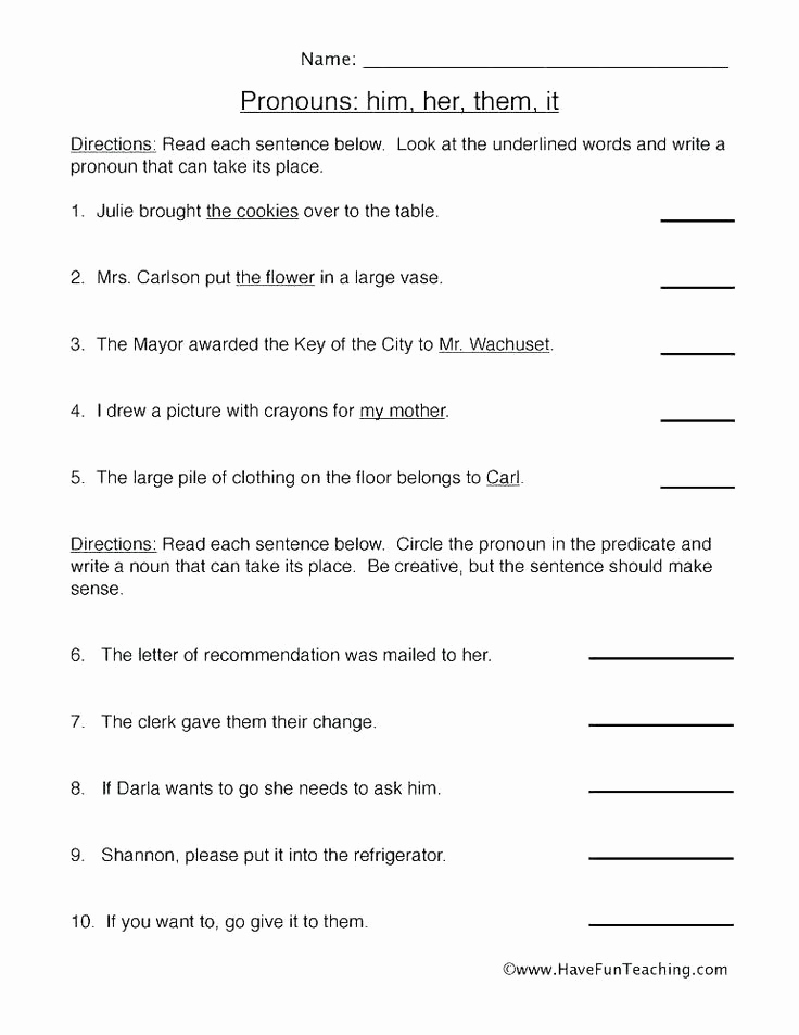 Possessive Pronouns Worksheet 3rd Grade Inspirational Possessive Pronoun Worksheet 3rd Grade Demonstrative