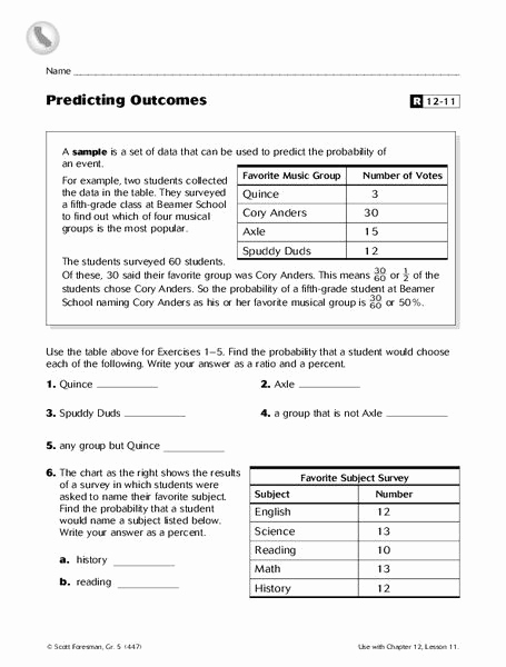 Predictions Worksheets 1st Grade Inspirational Predicting Out Es Worksheets In 2020