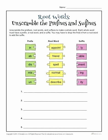 Prefix Suffix Worksheets 3rd Grade Fresh Prefix Suffix Worksheets 3rd Grade 3rd Grade Prefixes and