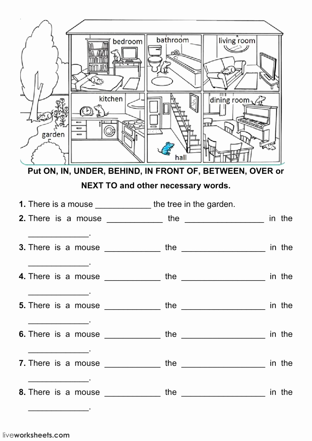 Prepositions Worksheets Middle School Luxury 20 Preposition Worksheets for Middle School Printable