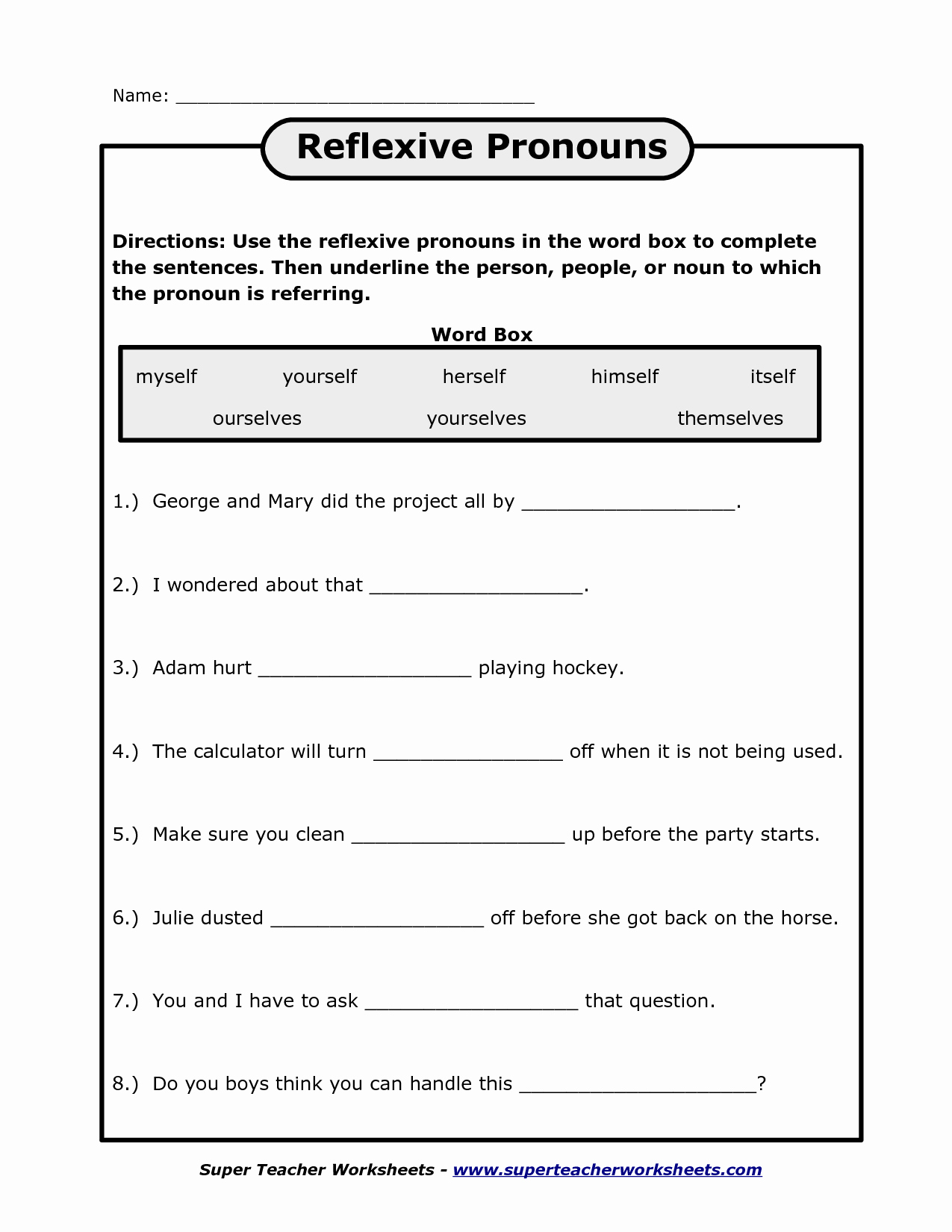 Printable Pronouns Worksheets New 13 Best Of Printable Pronoun Worksheets Subject