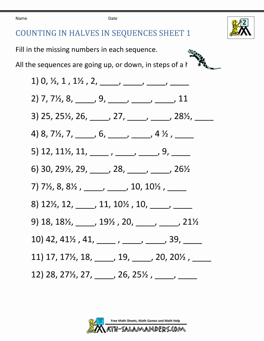 Printable Sequence Worksheets Best Of Fraction Math Worksheets