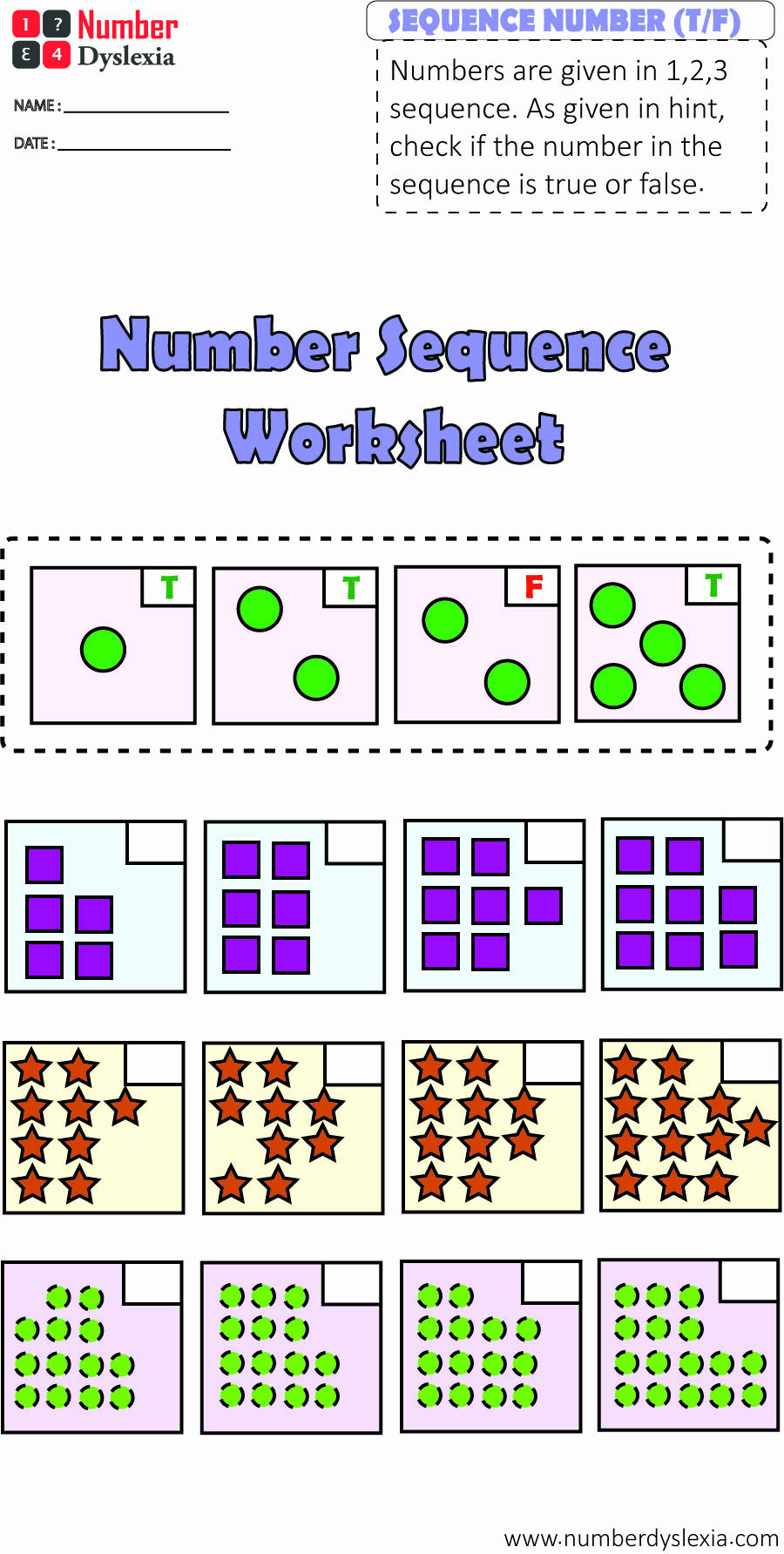 Printable Sequence Worksheets Elegant Free Printable Number Sequencing Worksheets [pdf] Number