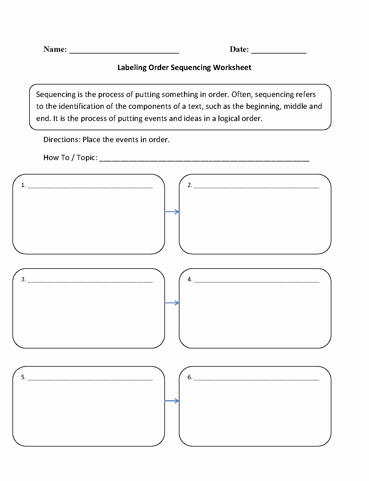 Printable Sequence Worksheets Elegant Free Printable Sequencing Worksheets 2nd Grade