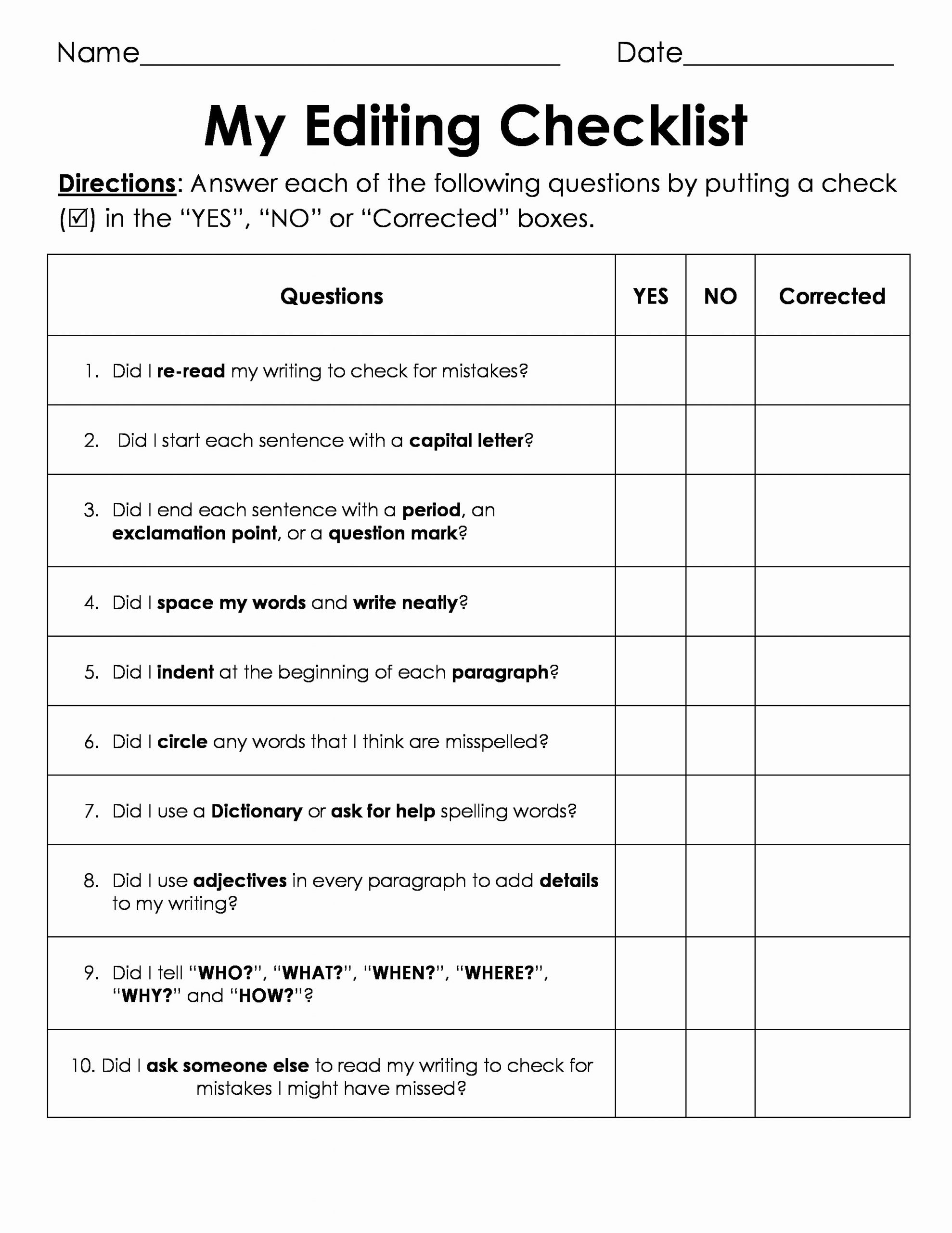 Proofreading Worksheets 3rd Grade Awesome 20 Editing Worksheet 3rd Grade