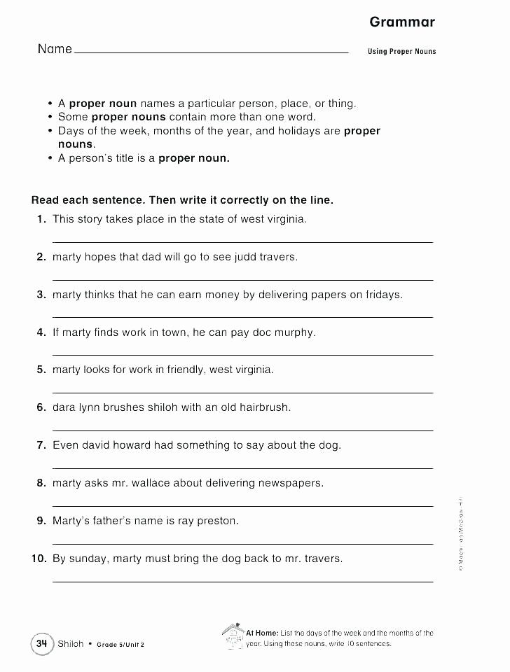 Proofreading Worksheets 3rd Grade New Editing Sentences 3rd Grade Snapshot Image Punctuation