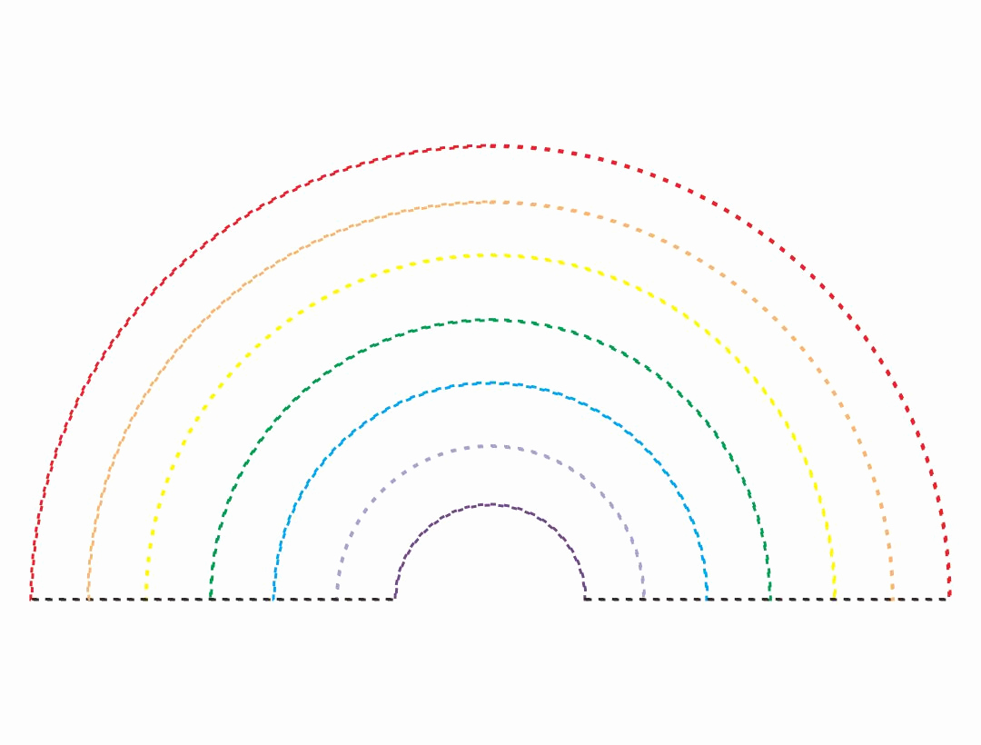 Rainbow Worksheets Preschool Best Of 6 Best Dot Rainbow Printable Coloring Pages Printablee