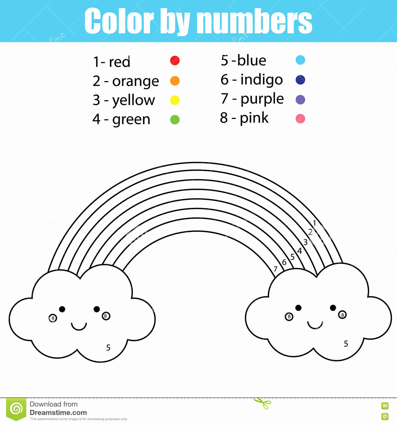 Rainbow Worksheets Preschool Best Of Rainbow Worksheet for Preschool Kindergarten Worksheets
