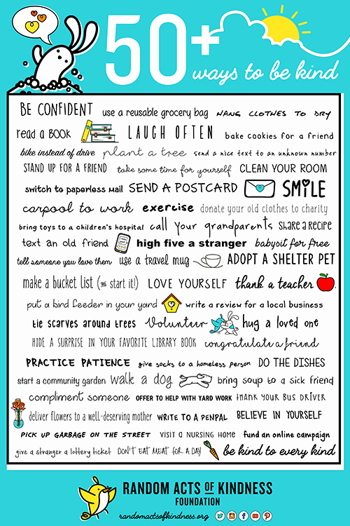 Random Acts Of Kindness Worksheets Awesome Random Acts Of Kindness