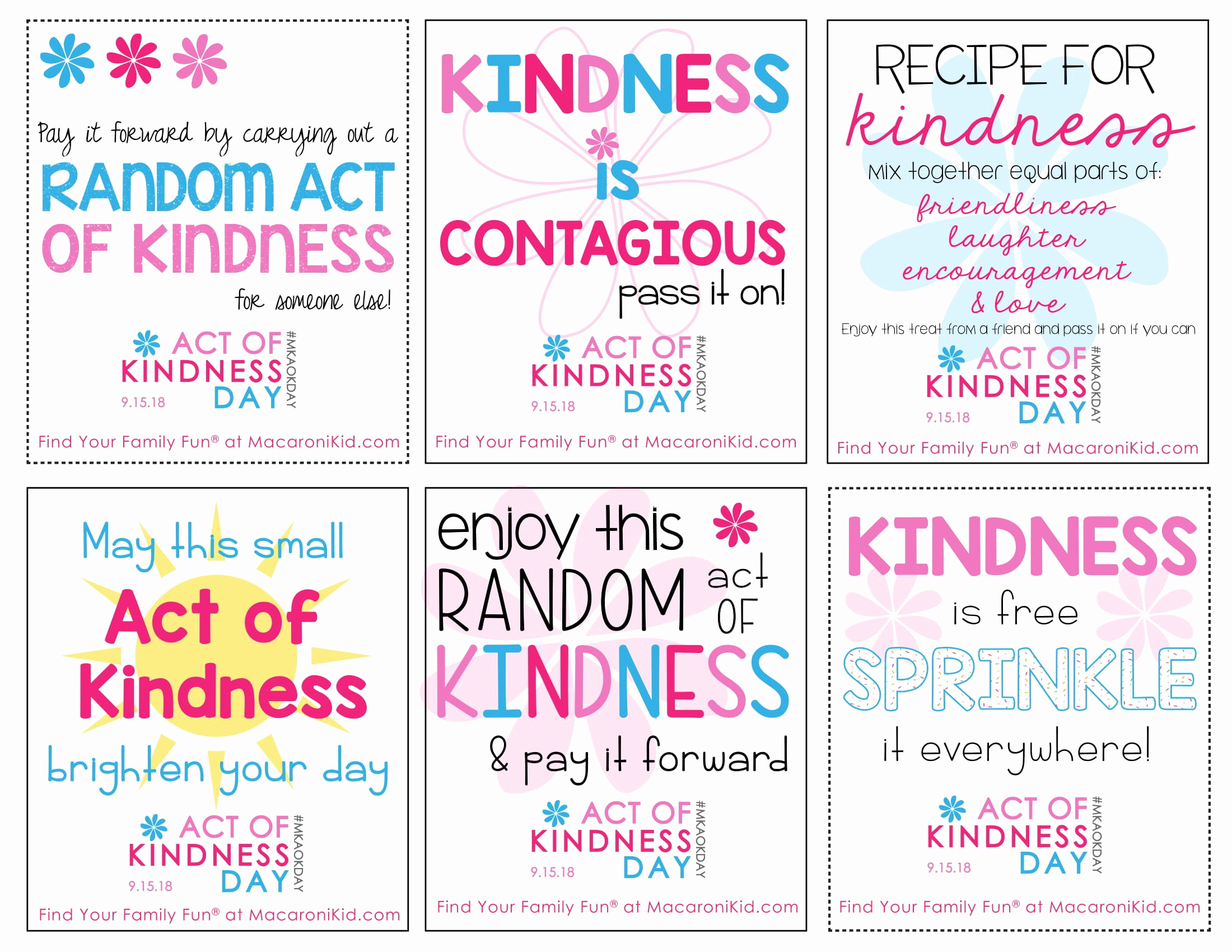 Random Acts Of Kindness Worksheets Best Of Free Act Of Kindness Printables