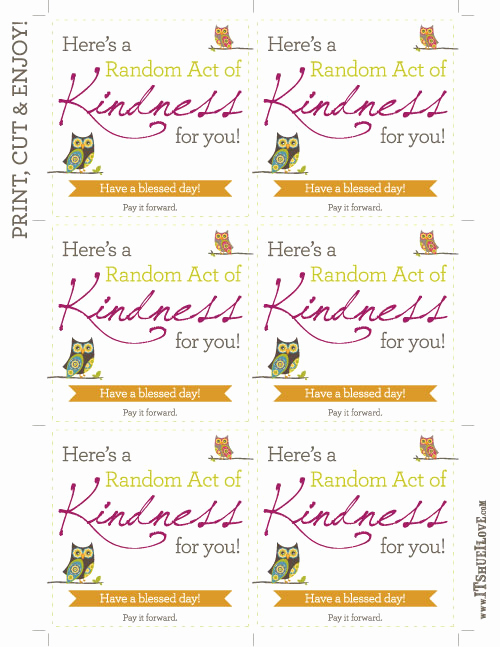 Random Acts Of Kindness Worksheets Inspirational It S Hue I Love 32 Random Acts Of Kindness