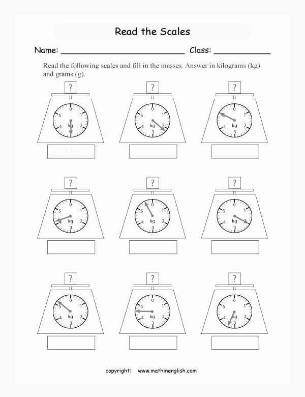 Reading Scales Worksheets Beautiful Reading Scales Worksheet Answers A Worksheet Blog