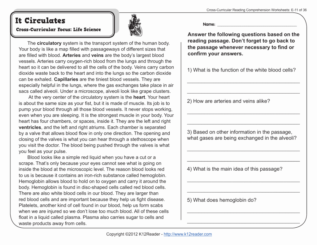 Reading Worksheets 5th Grade New Reading Prehension Worksheets 5th Grade — Db Excel