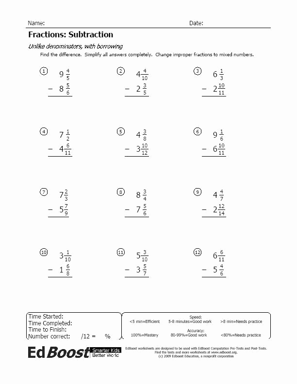 Regrouping Fractions Worksheet Elegant Image Result for Methods for Subtracting Mixed Fractions