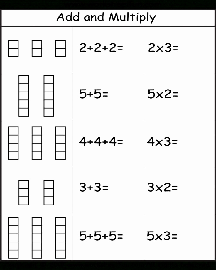 Repeated Addition Worksheets 2nd Grade Elegant Repeated Addition Worksheet 2nd Grade Em 2020