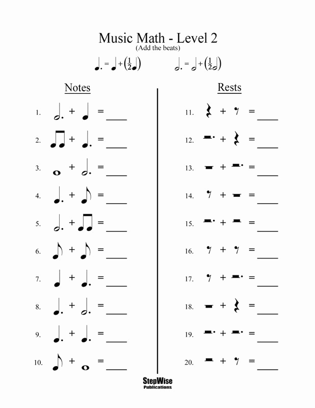 Rhythm Worksheets for Band New Pin On Music theory