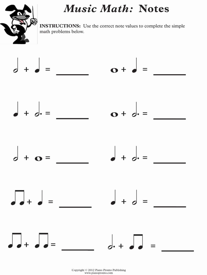 Rhythm Worksheets for Band Unique 5 Free Band U0026 orchestra Worksheets Rhythm Notes Note