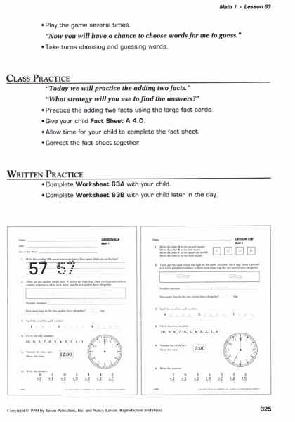 Saxon Math 1st Grade Worksheets Elegant 1st Grade Saxon Math Home School Worksheets – Worksheets