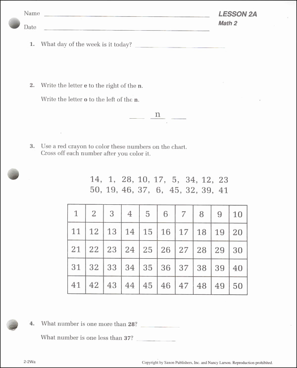 Saxon Math 1st Grade Worksheets New 20 Saxon Math 1st Grade Worksheets