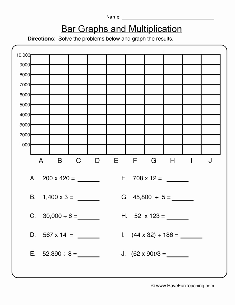 Science Graph Worksheets Awesome Math Multiplication Worksheets Resources