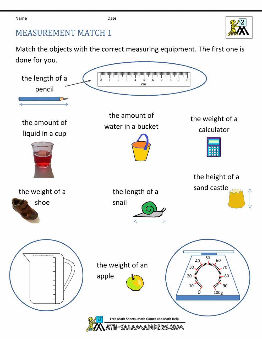 Science Measurement Worksheets Unique 2nd Grade Measurement Worksheets