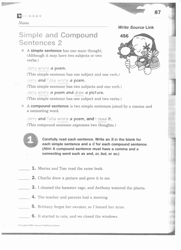 Scrambled Sentences Worksheets 3rd Grade Best Of 17 Best Of Sentence Type Worksheets Types Of