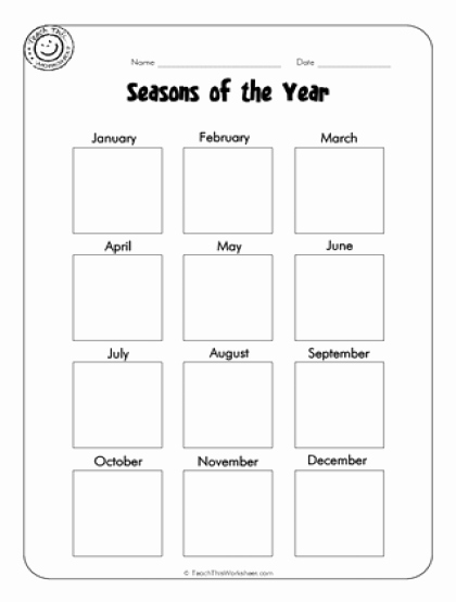Seasons Worksheets for First Grade Luxury Seasons Worksheets for Grade 1 Google Search
