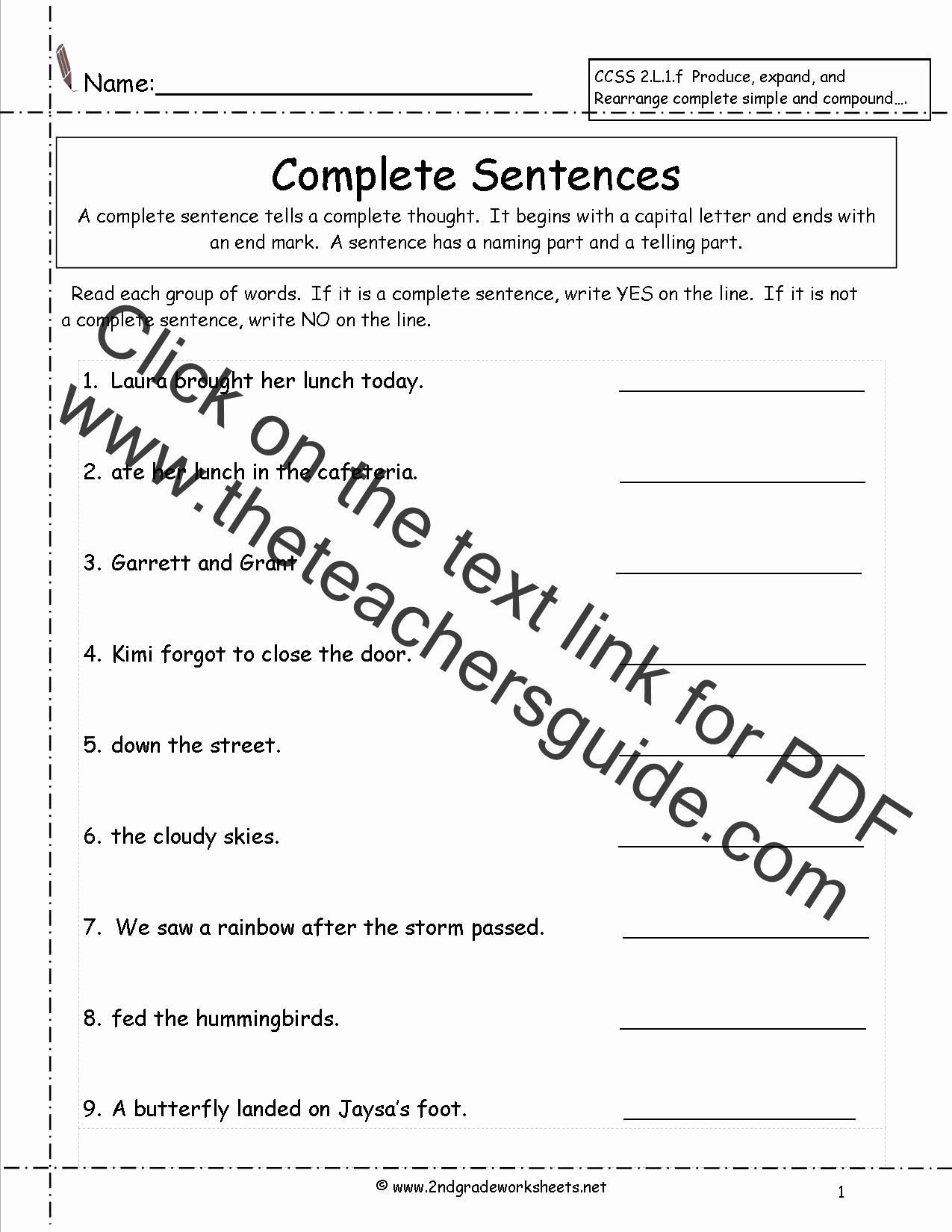 Sentence Worksheets for First Grade Best Of New 575 First Grade Question Worksheets