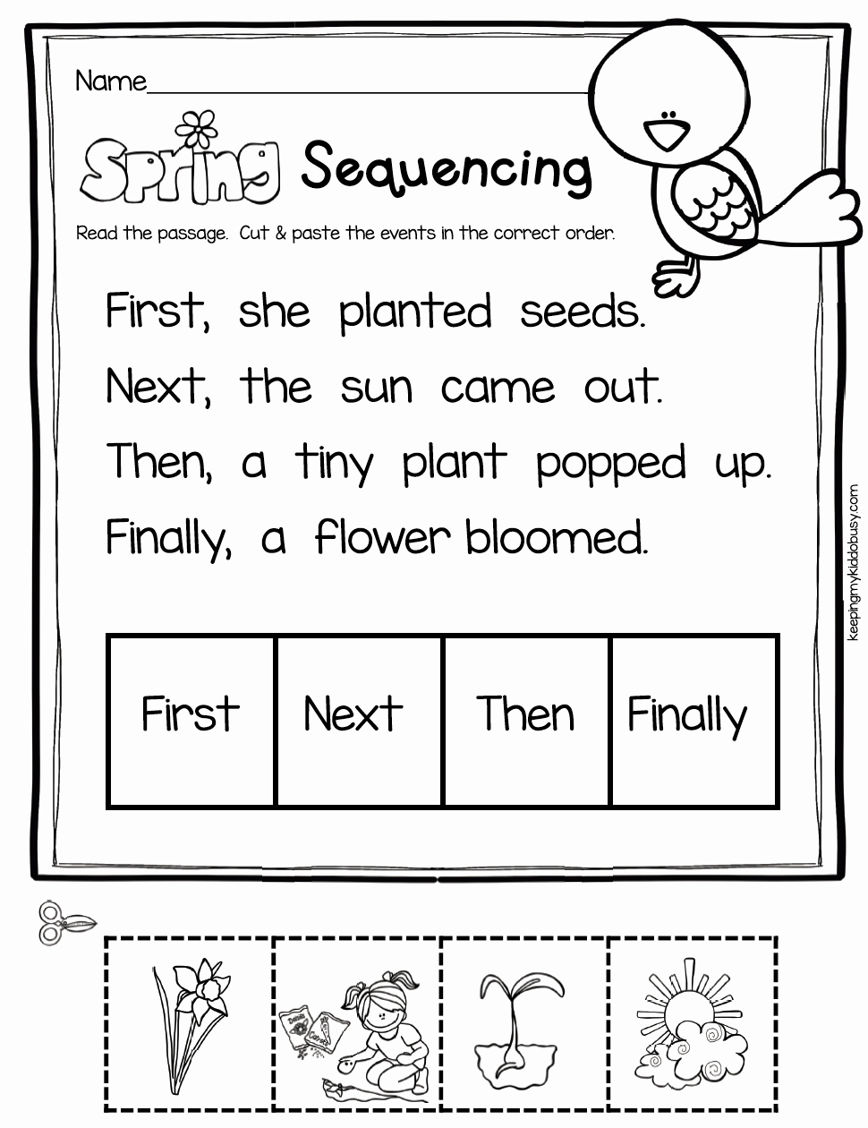 Sequencing Pictures Worksheets New Number Sequence Worksheets for Kindergarten