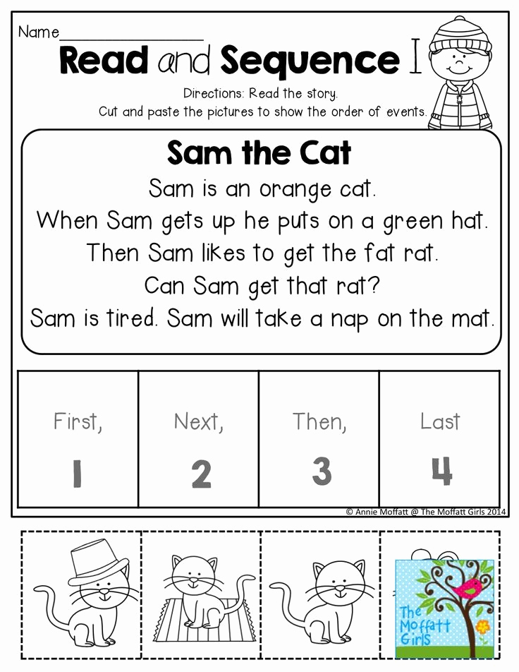 Sequencing Story Worksheets Beautiful Read and Sequence Simple Stories for Beginning and or