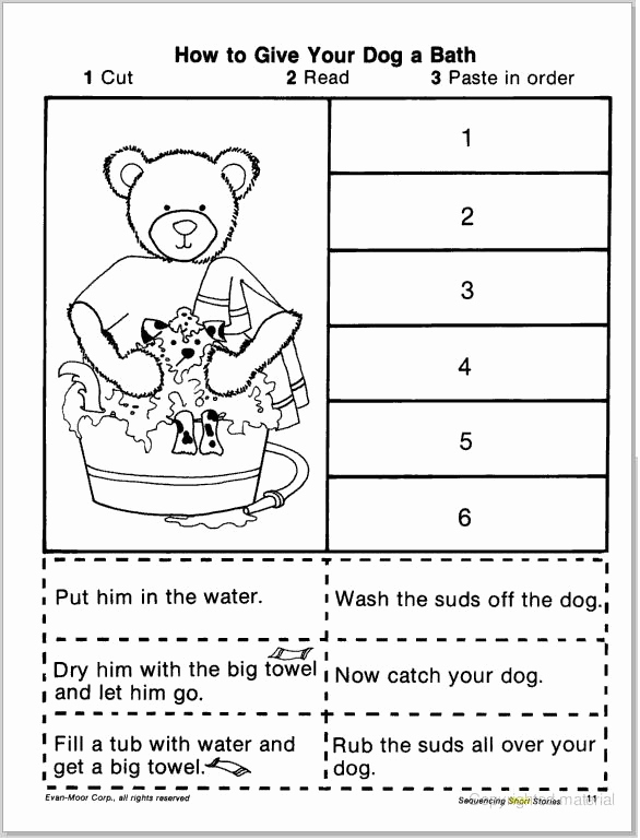 Sequencing Story Worksheets Fresh Short Story Sequencing Cut &amp; Paste