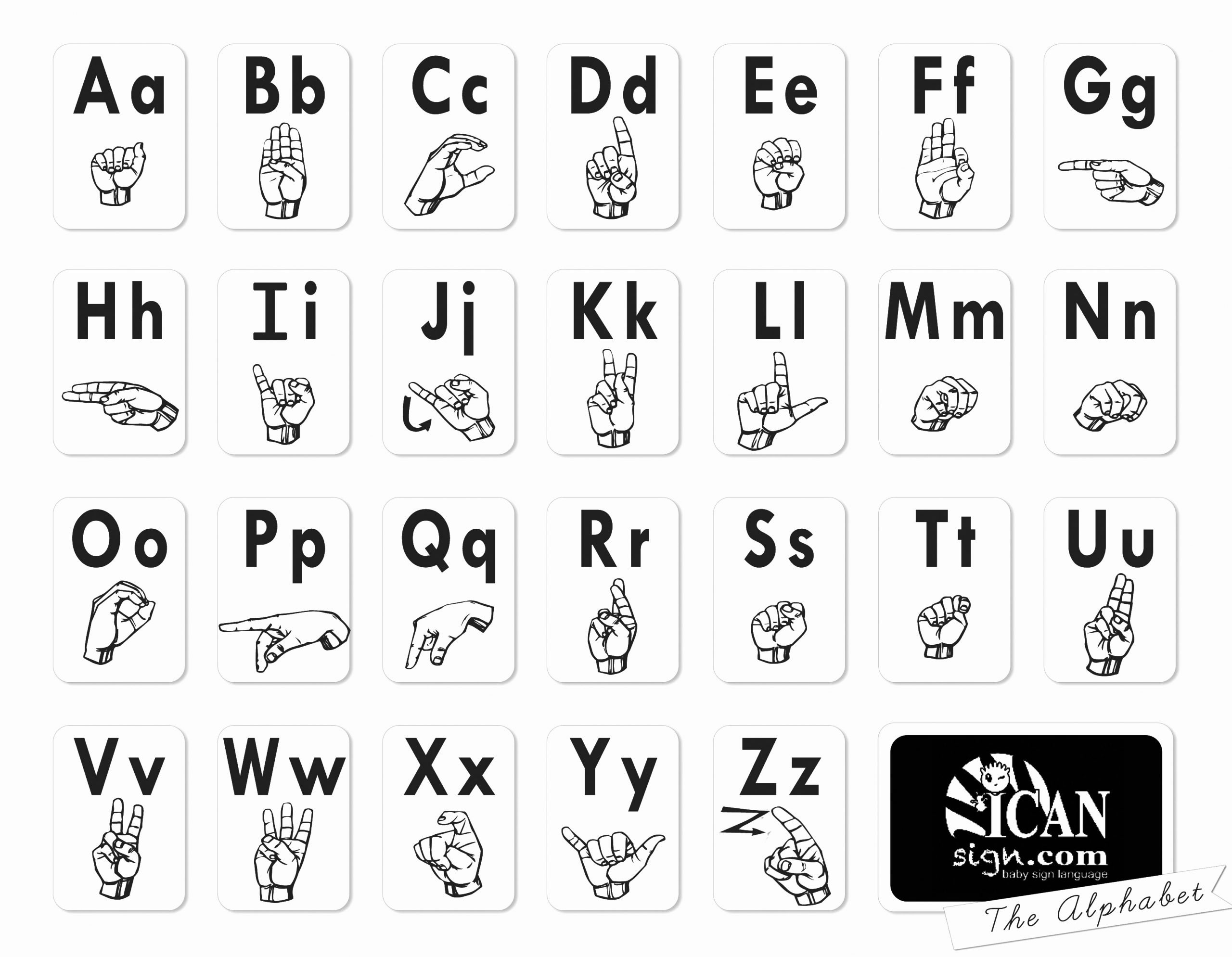 Sign Language Printable Worksheets Inspirational asl Alphabet Chart Free Printable Alphabet Chart In