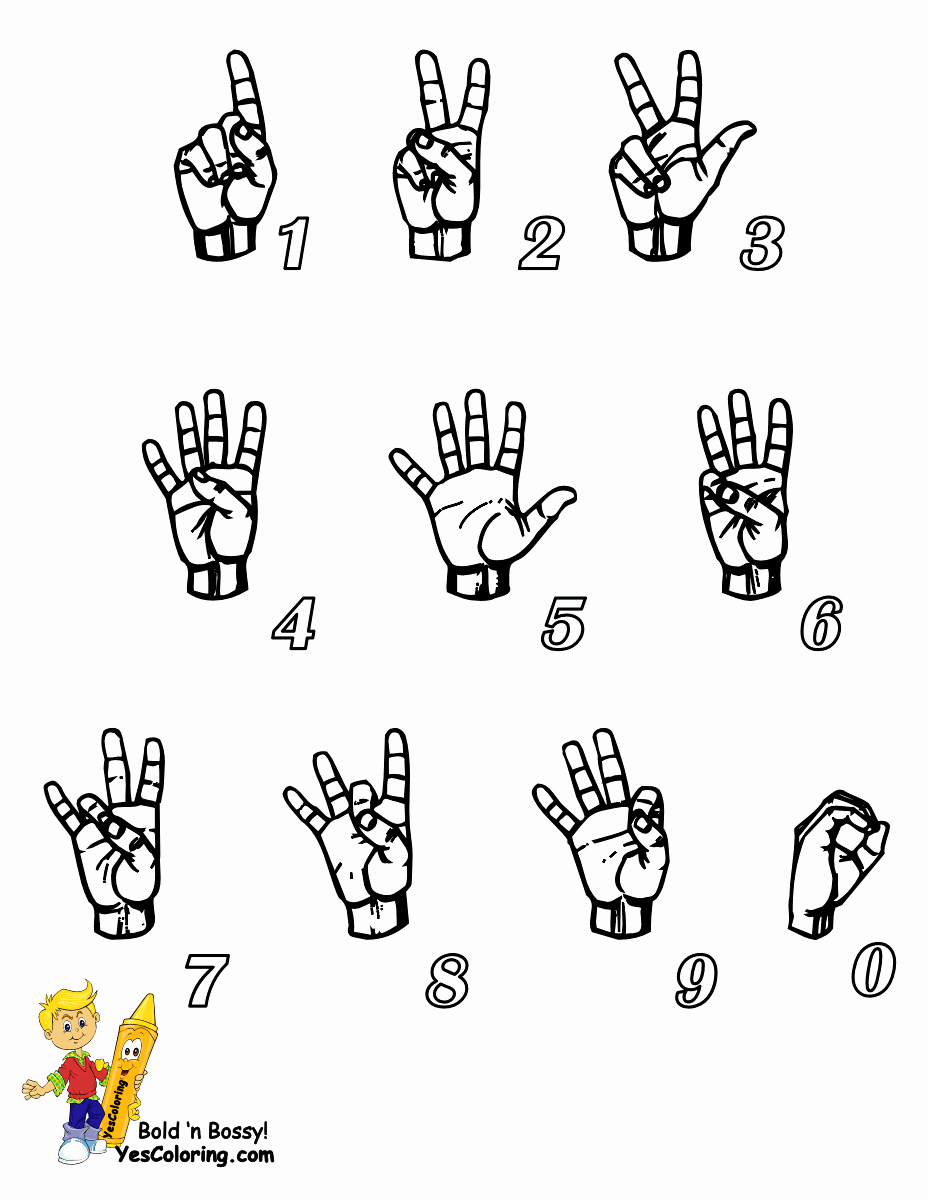 Sign Language Printable Worksheets Luxury Bossy Learn Sign Language American Signing Free