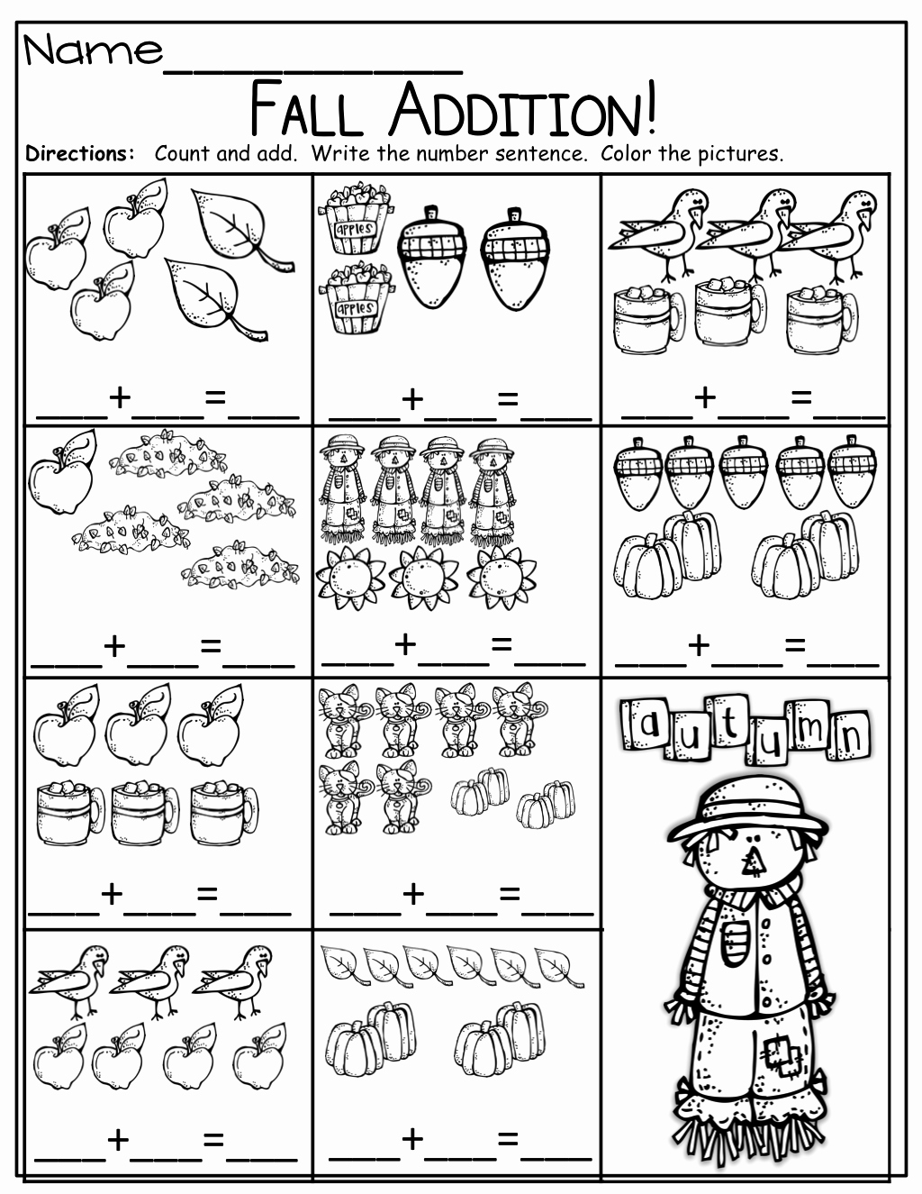 Simple Addition Worksheets For Kindergarten Lovely Simple Addition