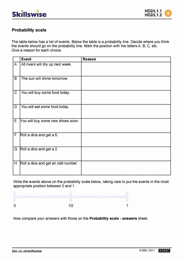 Simple Probability Worksheets Pdf Lovely 50 Simple Probability Worksheet Pdf