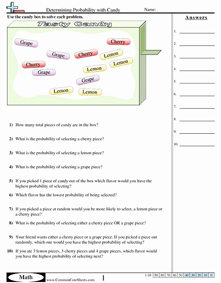 Simple Probability Worksheets Pdf New Simple Probability Worksheet Pdf Best Probability