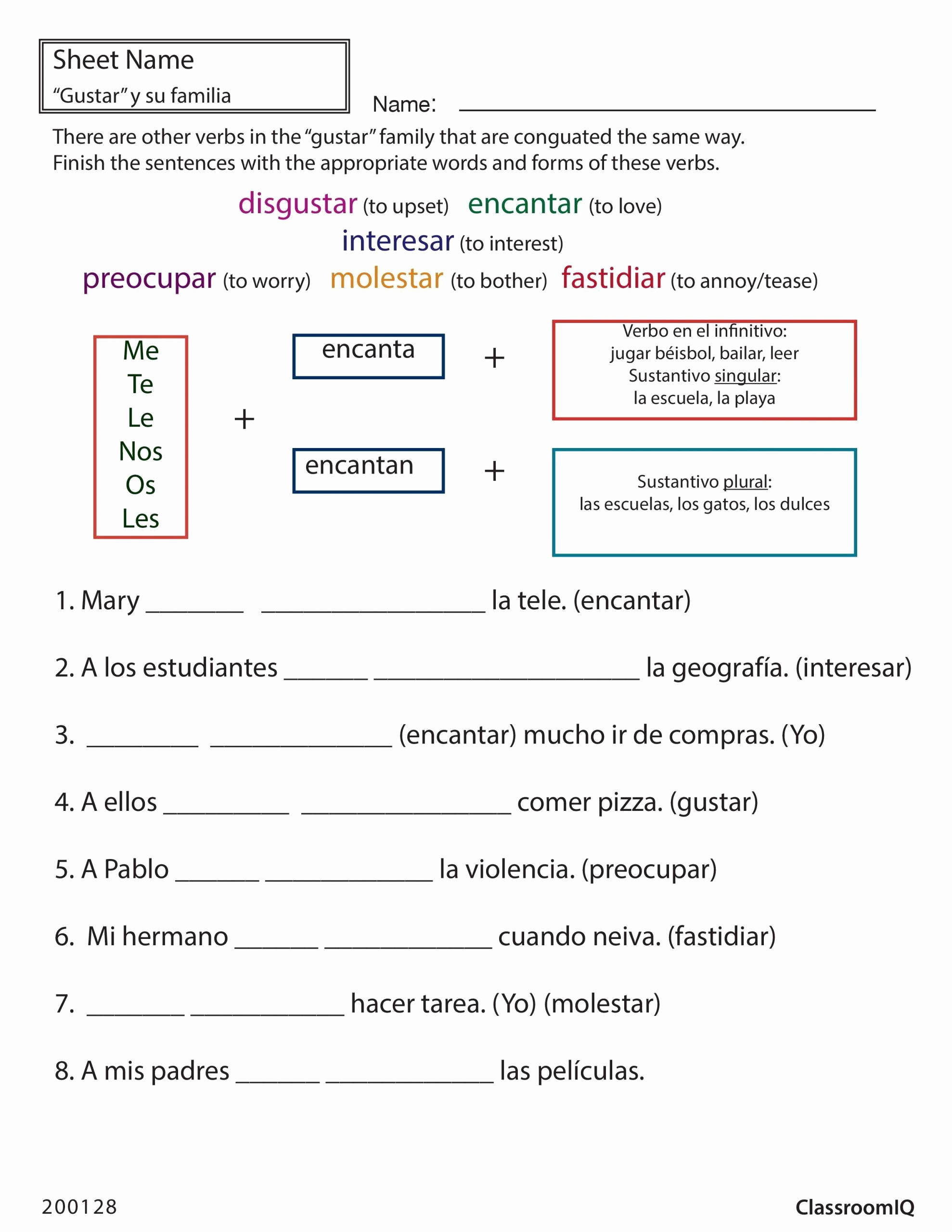 Spanish Reflexive Verbs Worksheet Printable Inspirational Pin On Free Quality Printable Worksheets
