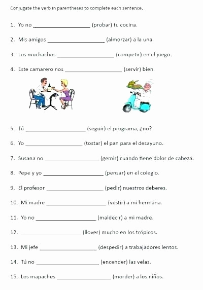 Spanish Reflexive Verbs Worksheet Printable Luxury Spanish Reflexive Verbs Worksheet Printable Practice