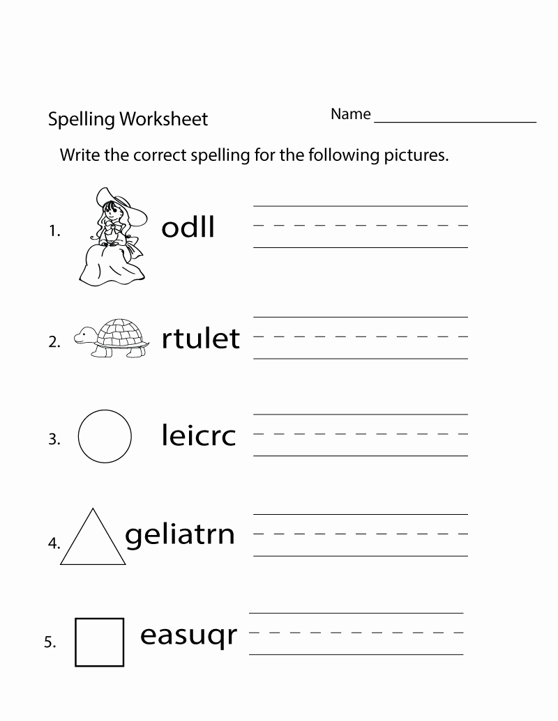 Spelling Worksheets 2nd Graders Inspirational 2nd Grade Spelling Worksheets Best Coloring Pages for Kids